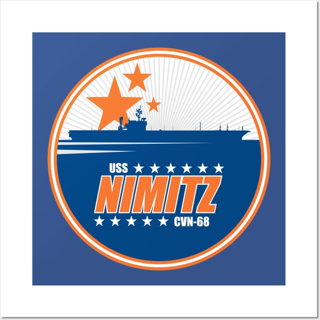 USS Nimitz Patch Wall Art by TCP